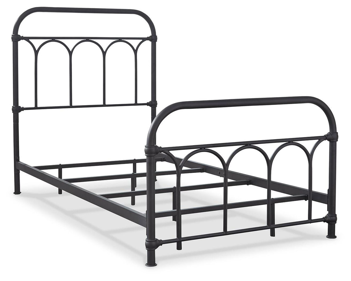 Nashburg Twin Metal Bed - B280-671