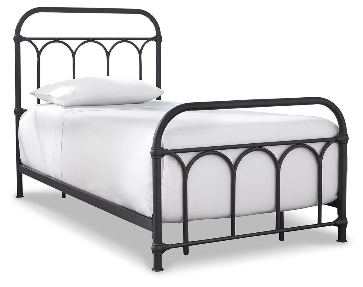Nashburg Twin Metal Bed - B280-671