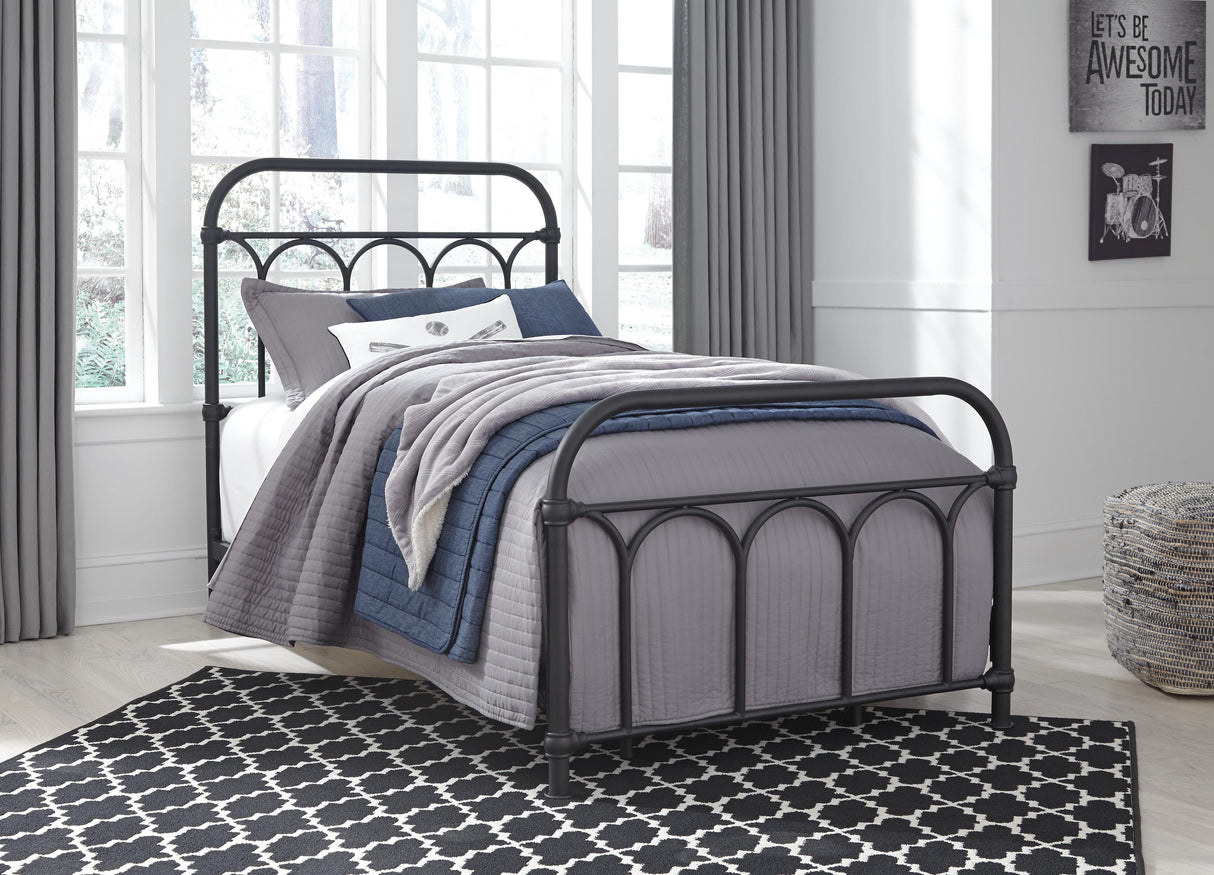 Nashburg Twin Metal Bed - B280-671