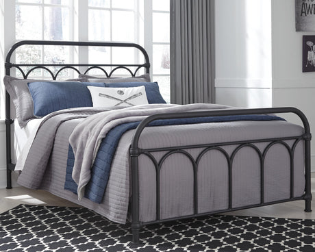 Nashburg Full Metal Bed - B280-672