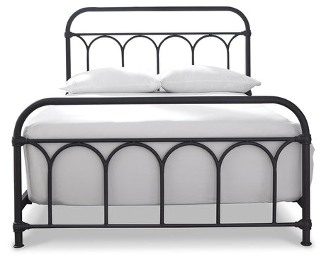 Nashburg Full Metal Bed - B280-672