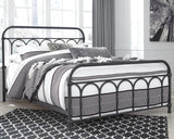Nashburg Queen Metal Bed - B280-681