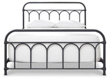 Nashburg Queen Metal Bed - B280-681