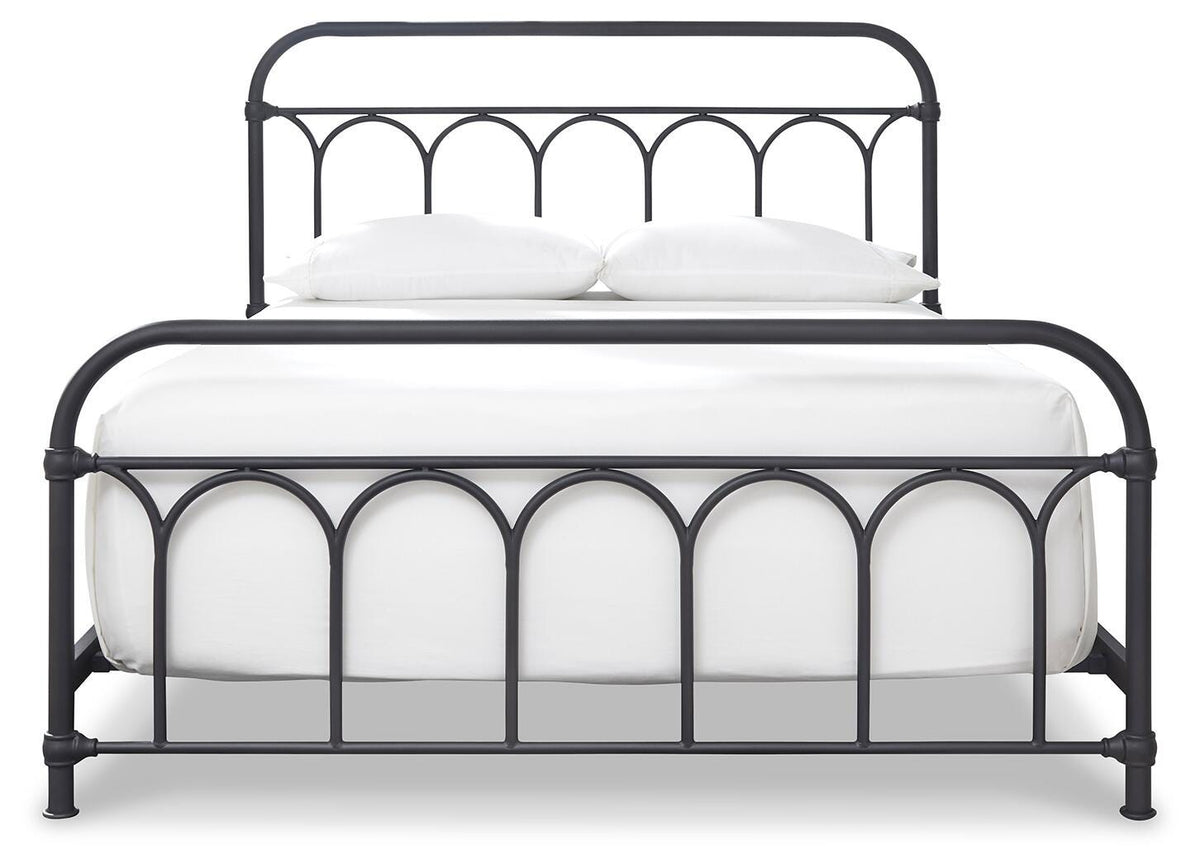 Nashburg Queen Metal Bed - B280-681