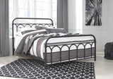 Nashburg Queen Metal Bed - B280-681