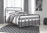Nashburg Queen Metal Bed - B280-681