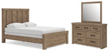 Oliandon Queen Panel Bed, Dresser and Mirror - PCB2844B3