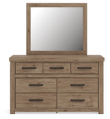 Oliandon Queen Panel Bed, Dresser and Mirror - PCB2844B3