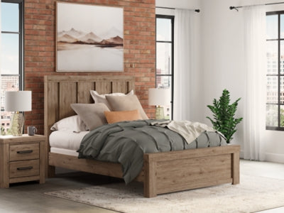Oliandon Queen Panel Bed, Dresser and Mirror - PCB2844B3