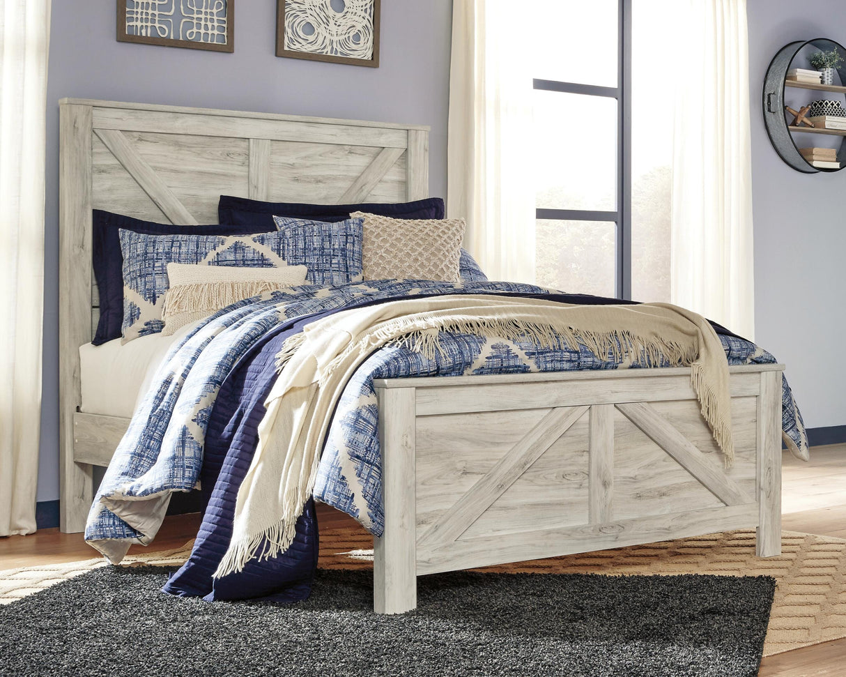 Bellaby Queen Crossbuck Panel Bed - B331B6