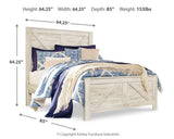 Bellaby Queen Crossbuck Panel Bed - B331B6