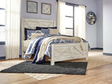 Bellaby Queen Crossbuck Panel Bed and 2 Nightstands - B331B16