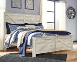 Bellaby King Crossbuck Panel Bed, Dresser, Mirror, and Nightstand - B331B15