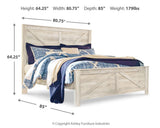 Bellaby King Crossbuck Panel Bed - B331B10