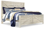 Bellaby King Crossbuck Panel Bed, Dresser, Mirror, and Nightstand - B331B15
