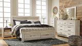 Bellaby King Platform Bed with 2 Storage Drawers - B331B9