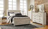 Bellaby Queen Panel Bed, Dresser, Mirror, Chest and 2 Nightstands - B331B21
