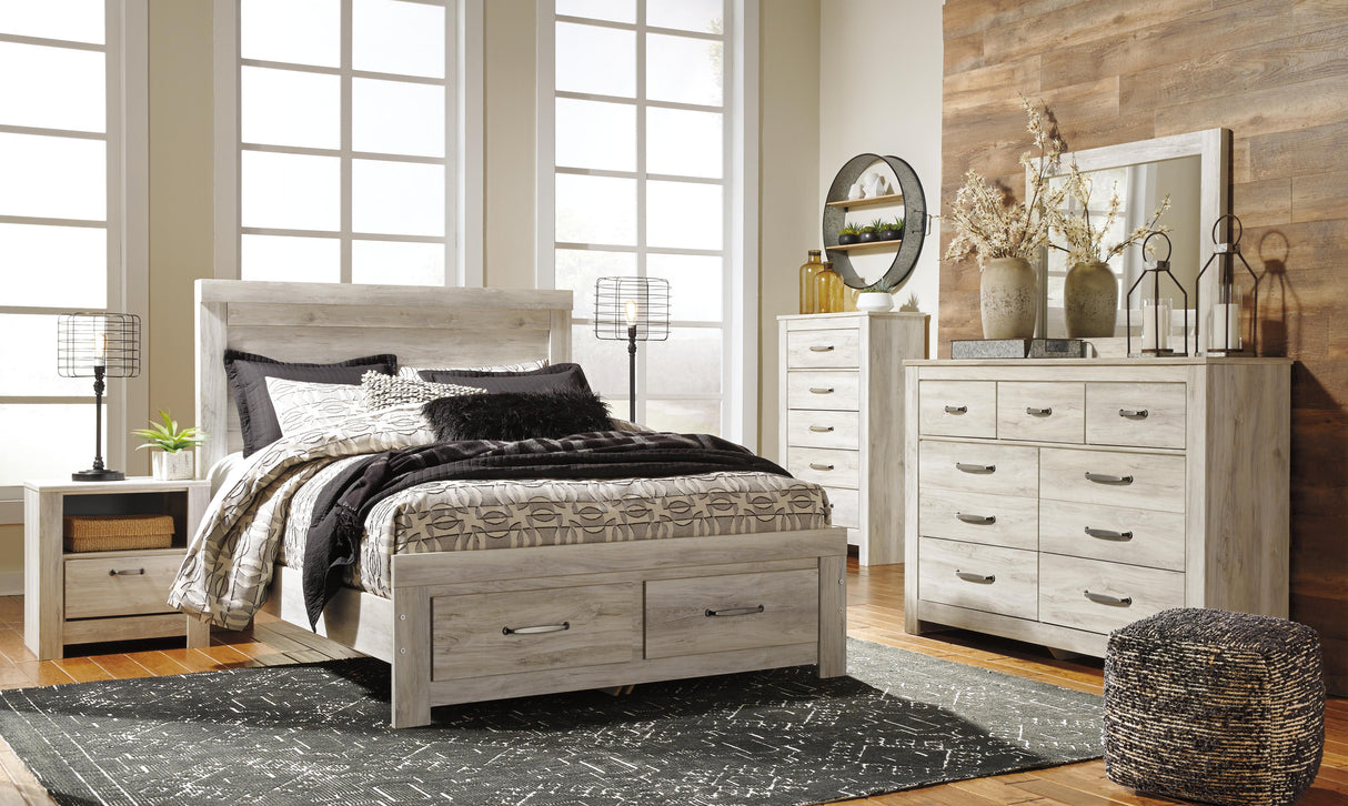 Bellaby Queen Platform Bed with 2 Storage Drawers - B331B4