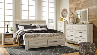 Bellaby King Storage Bed, Dresser, Mirror, Chest and 2 Nightstands - B331B20