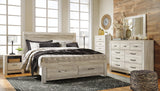 Bellaby King Platform Bed with 2 Storage Drawers - B331B9