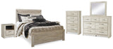 Bellaby Queen Panel Bed, Dresser, Mirror, Chest and 2 Nightstands - B331B21