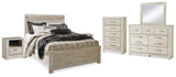 Bellaby Queen Panel Bed, Dresser, Mirror, Chest and 2 Nightstands - B331B21