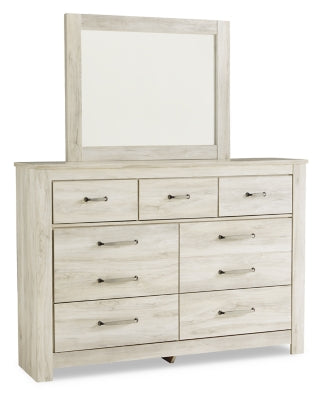 Bellaby Queen Crossbuck Panel Bed, Dresser, Mirror and 2 Nightstands - B331B13