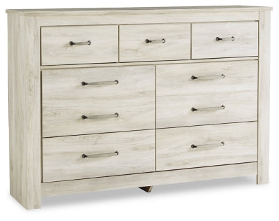 Bellaby King Panel Storage Bed, Dresser, Mirror and Nightstand - B331B12