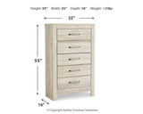 Bellaby King Panel Bed, Dresser, Mirror, Chest and 2 Nightstands - B331B17