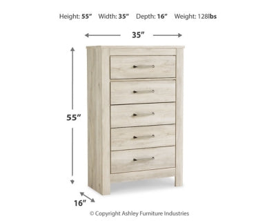 Bellaby Queen Panel Bed, Dresser, Mirror, Chest and 2 Nightstands - B331B21
