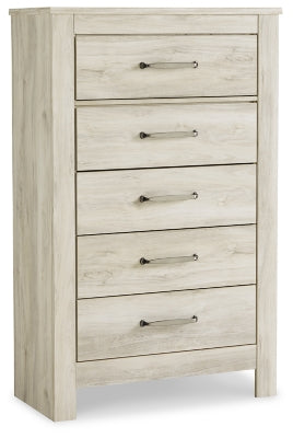 Bellaby King Panel Bed, Dresser, Mirror, Chest and 2 Nightstands - B331B17