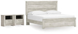 Bellaby King Panel Bed and 2 Nightstands - B331B25