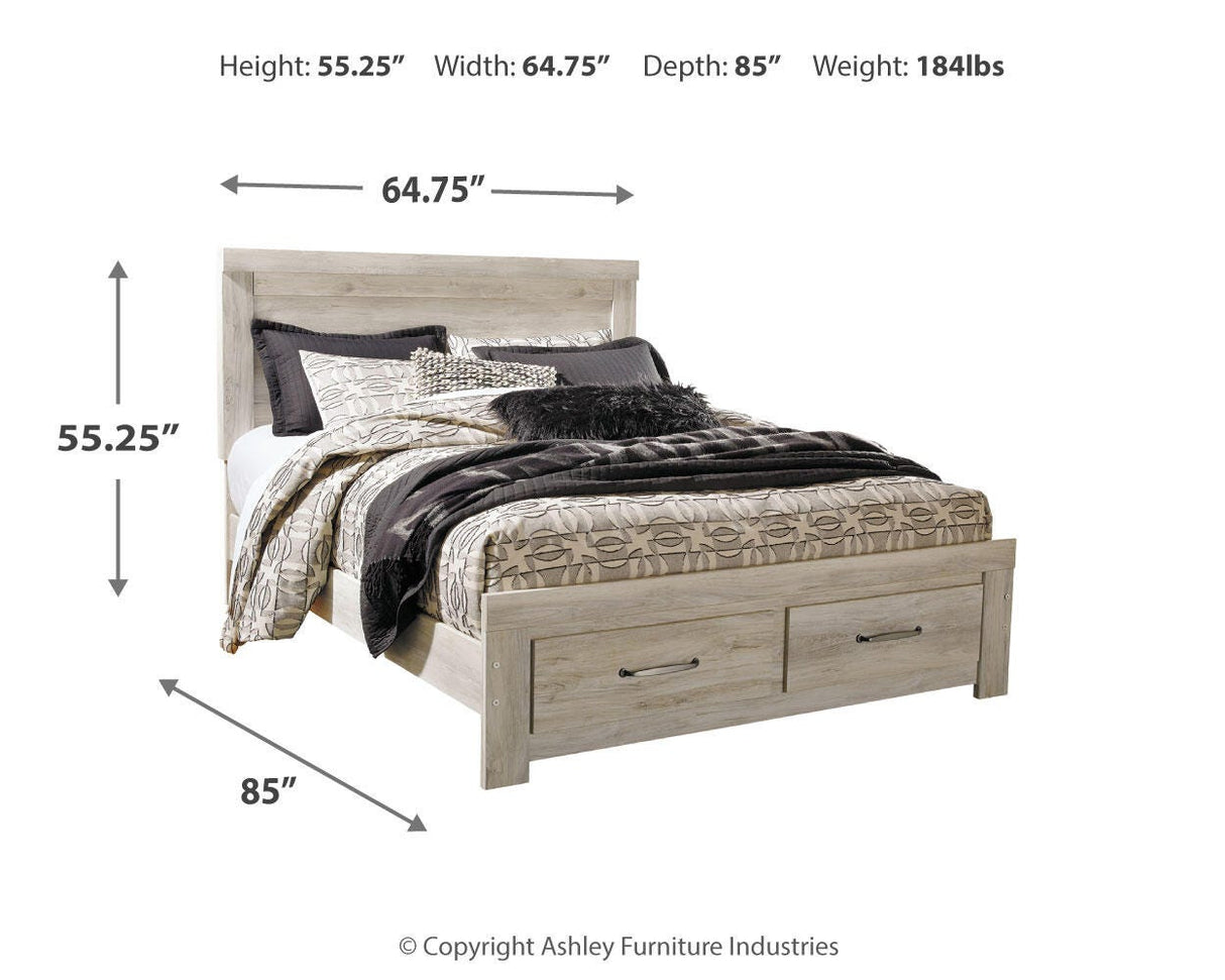 Bellaby Queen Platform Bed with 2 Storage Drawers - B331B4