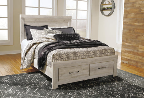 Bellaby Queen Platform Bed with 2 Storage Drawers - B331B4