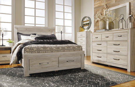 Bellaby Queen Platform Bed with 2 Storage Drawers - B331B4