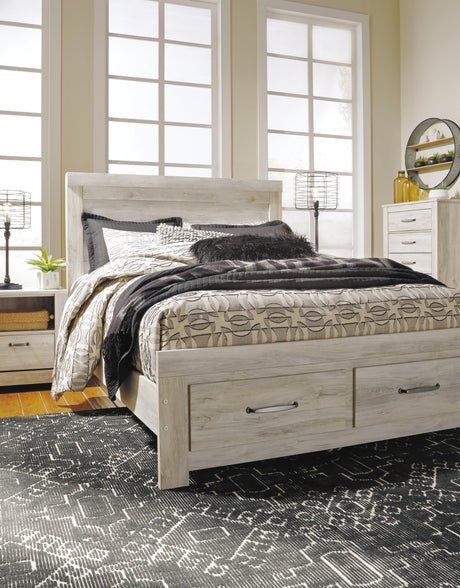 Bellaby Queen Platform Bed with 2 Storage Drawers - B331B4