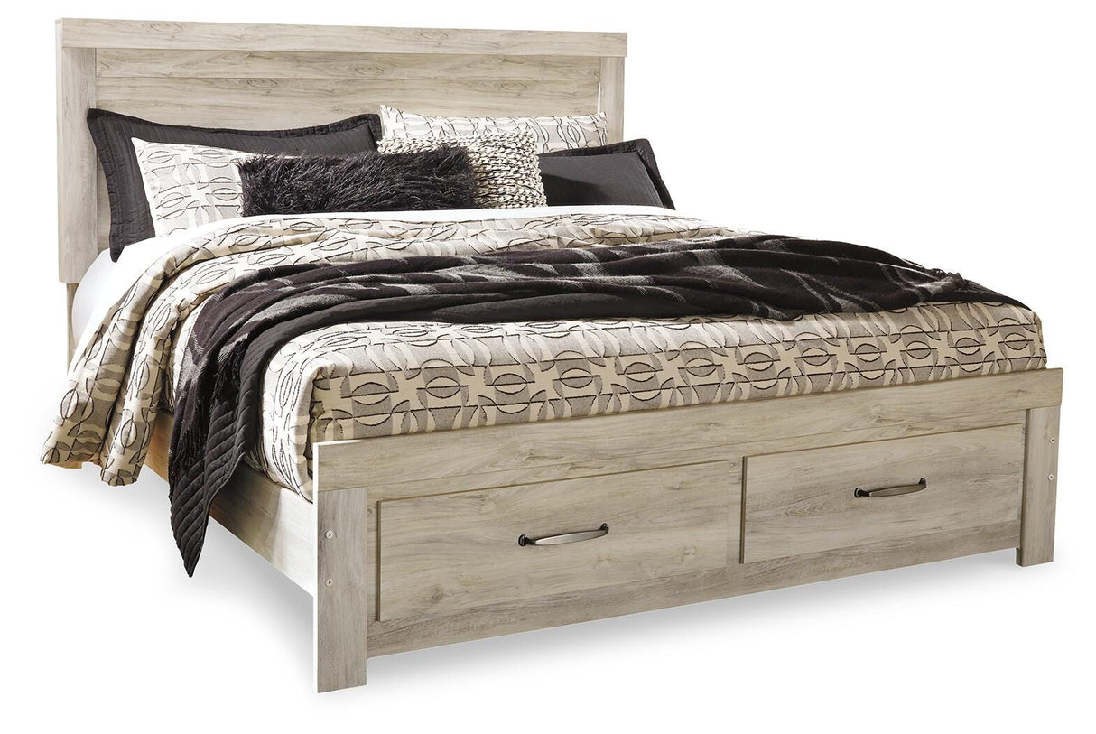 Bellaby King Platform Bed with 2 Storage Drawers - B331B9
