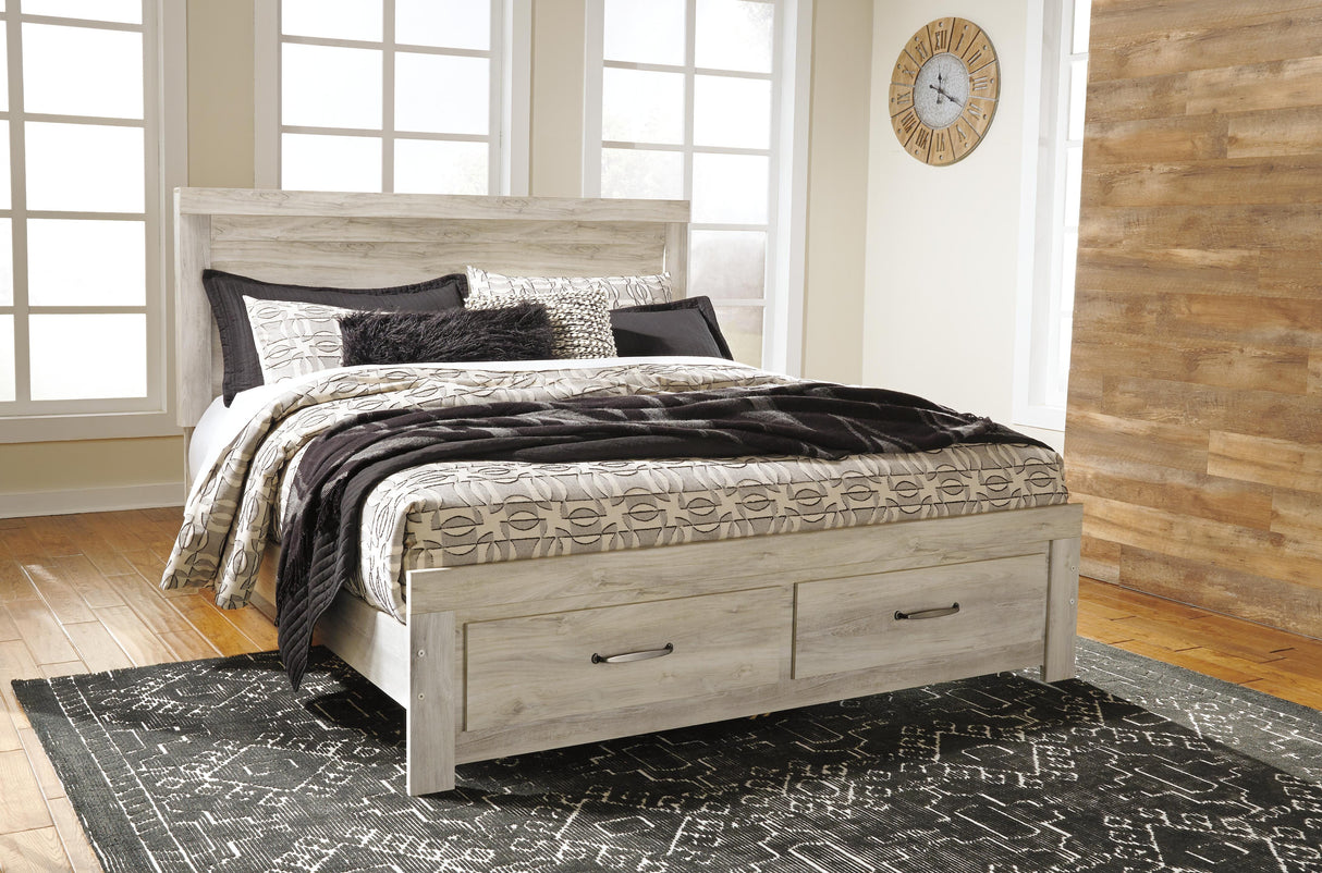 Bellaby King Platform Bed with 2 Storage Drawers - B331B9