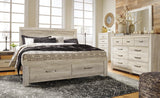 Bellaby King Platform Bed with 2 Storage Drawers - B331B9