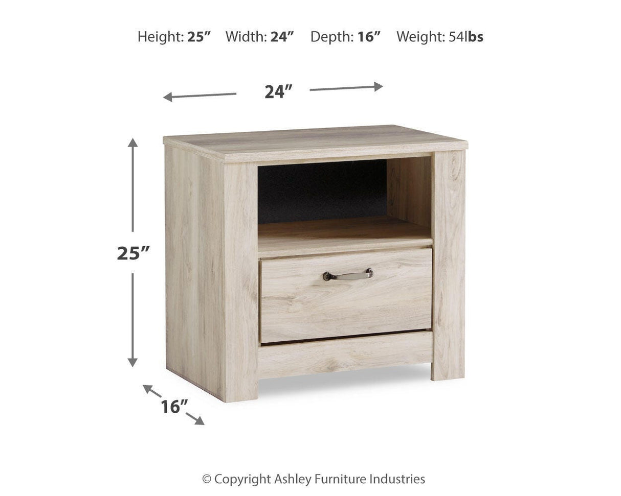 Bellaby King Panel Bed and 2 Nightstands - B331B25