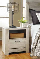 Bellaby Queen Panel Storage Bed, Dresser and Nightstand - B331B24