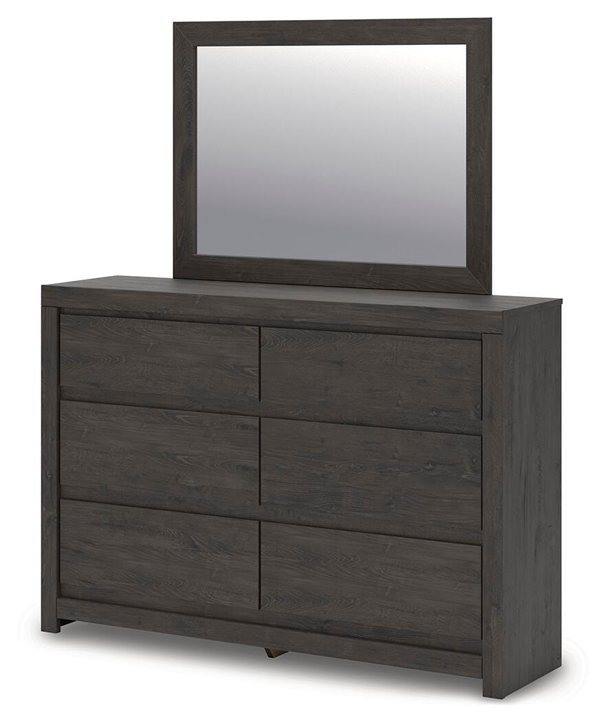 Fraluna Queen Panel Storage Bed, Dresser and Mirror - PCB3370B5