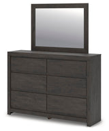 Fraluna Queen Panel Storage Bed, Dresser and Mirror - PCB3370B5