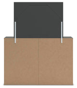 Fraluna Queen Panel Storage Bed, Dresser and Mirror - PCB3370B5