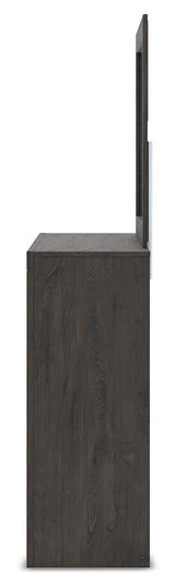 Fraluna Queen Panel Storage Bed, Dresser and Mirror - PCB3370B5