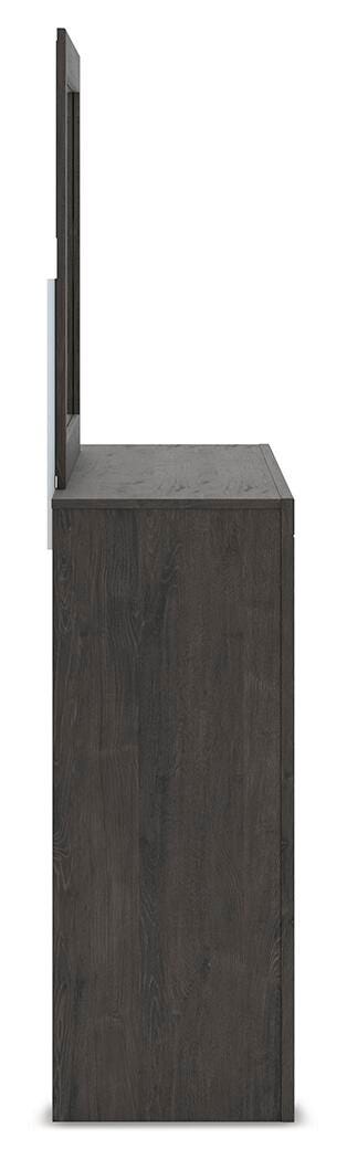 Fraluna Queen Panel Storage Bed, Dresser and Mirror - PCB3370B5