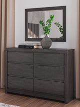 Fraluna Queen Panel Storage Bed, Dresser and Mirror - PCB3370B5