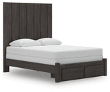 Fraluna Queen Panel Storage Bed - PCB3370B4