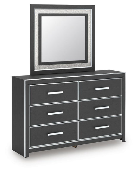 Zuraleus King Upholstered Bed, Dresser, Mirror and 2 Nightstands - PCB3380B23