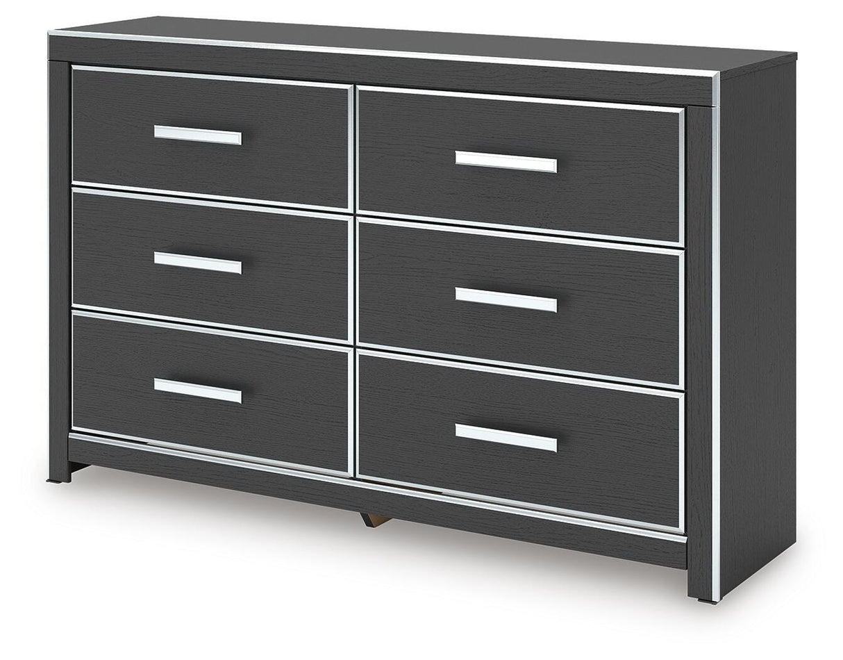 Zuraleus Queen Upholstered Bed, Dresser and Nightstand - PCB3380B15